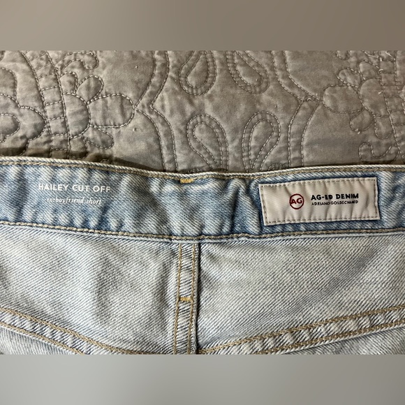 NWT AG Hailey Cut Off Ex Boyfriend Denim Shorts 3.5” Inseam Size 31 - Picture 11 of 16